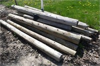 Quantity Of Used Cedar Posts (Approx. 8' Long)