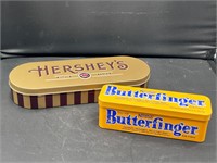 Hersheys & butterfinger Tins
