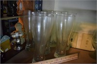 Lot of 7 Tall Glasses