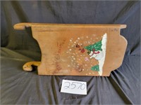 Wooden Christmas Sled