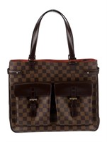 Louis Vuitton Brown Ctd Canvas Gold-tone Zip Tote