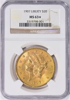 1907 Liberty Gold $20 Double Eagle NGC MS-63 ?
