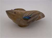Hayes Leekya Zuni Carved Stone Bird Fetish