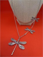 Dragon Fly Necklace 28" Long