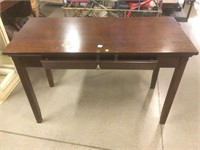 Hall table with keyboard drawer. 48x22x31