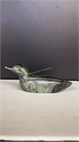 Soap Stone Carving of a duck by Ross Parkinson,