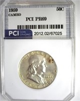 1959 Franklin PR69 CAM LISTS $12500