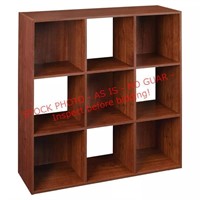 ClosetMaid 9 Cube Laminated Wood Open Bookcase