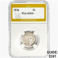 1936 Buffalo Nickel PGA MS65+