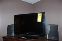 Samsung flat screen (30")  television and AIWA