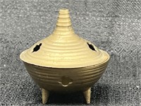 Solid Brass Cone Incense Burner