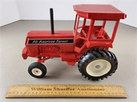 All American Farmer Diecast Toy Tractor 10&1/2"L