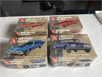 4 AMT Model Car Kits