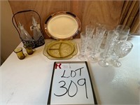 Glassware (including amber depression)