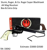 Sturm, Ruger, & Co. Super Blackhawk .44 Mag Revolr