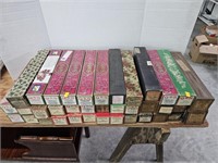 Antique player piano rolls