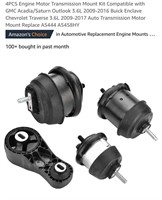 4PCS Engine Motor Transmission Mount Kit