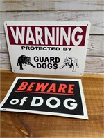 BEWARE OF DOG SIGNS
