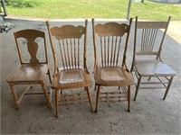 4 chair lot on porch