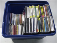 Tub W/ Collection Of Classical Audio CD's Untested