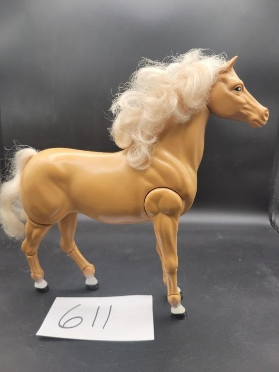 "Barbie" Palomino Articulated Horse-see des