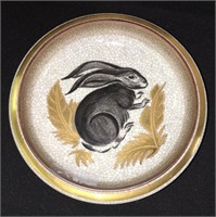 Royal Copenhagen Denmark Rabbit Design Plate