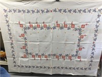 Embroidery Tablecloth 64" x 48”