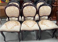 347 - LOT OF 6 MATCHING CHAIRS