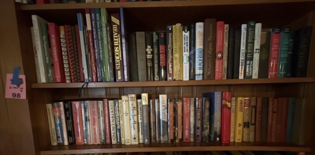 Large Lot of Various Books and Novels