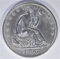 1856 SEATED LIBERTY HALF DOLLAR  CH BU