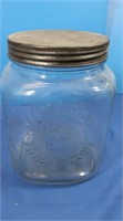 Vintage Monarch Finer Foods Jar w/Metal Lid