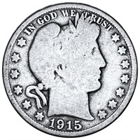 1915 Barber Silver Half Dollar NICELY CIRCULATED