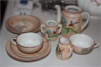 Porcelain tea set, made in Japan