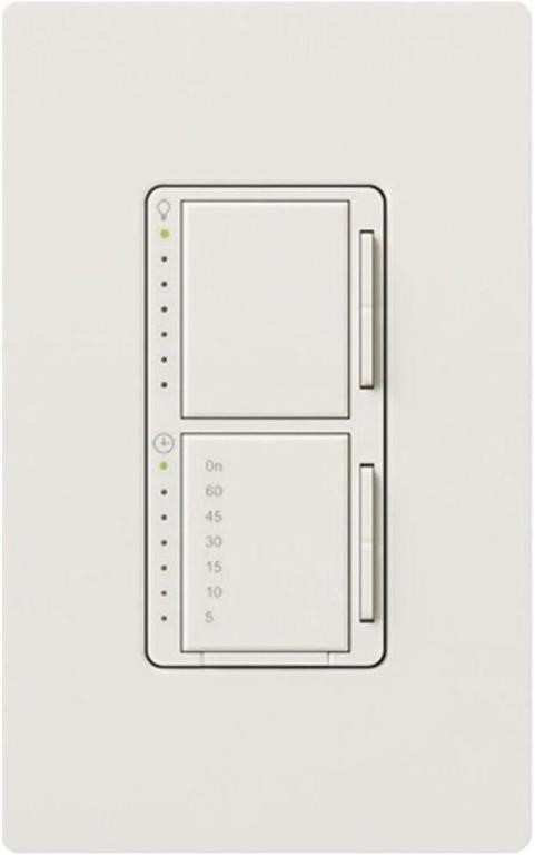 Lutron Maestro Dual Dimmer Switch and Timer