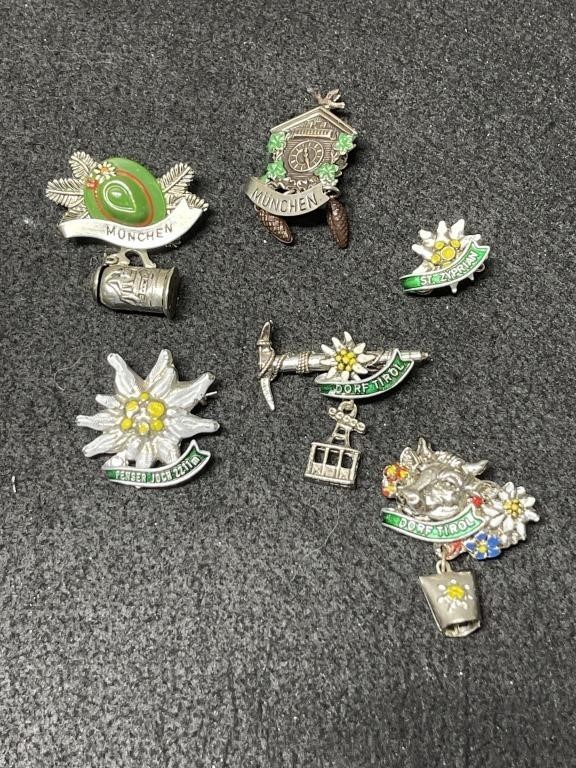 Lot Of German Hat Pins 1950's