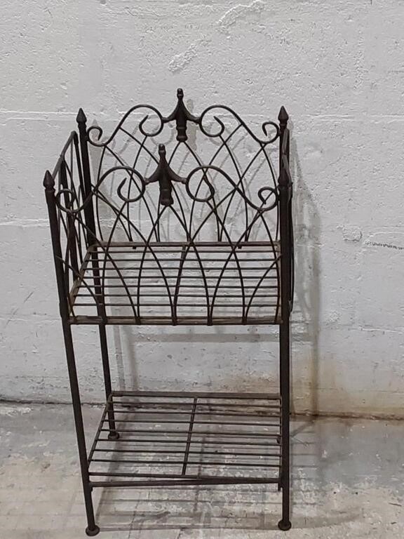 MCM Wrought Iron Folding Display Stand U12C