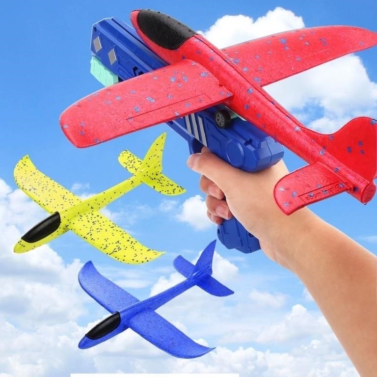 R2454  Qishi Airplane Toys Kids Foam Glider Plane
