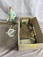 Ceramic Statue & Other Items