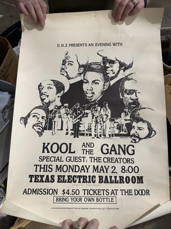 VT KOOL & THE GANG POSTER SEEMS PRETTY RARE