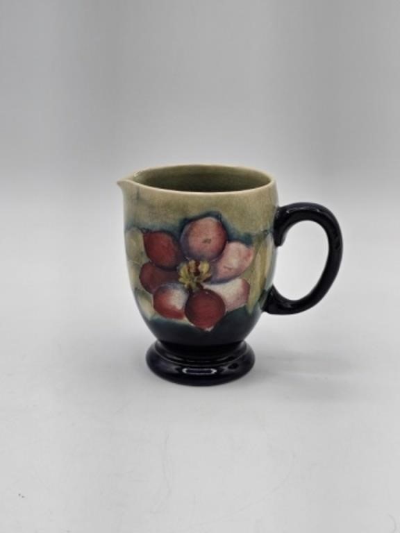 MOORCROFT ANEMONE CREAMER - C.1927 - 3.5" W X 3" H