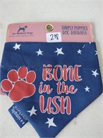 New simply southern dog bandana size medium