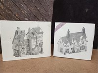 Lot of 2ea Department 56 Dickens Village houses