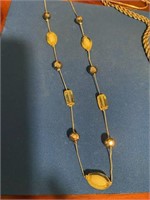 Long Multi-cut Beaded Necklace