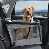 Dog Car Seat with Waterproof Pad & Safety Belt
