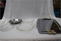 SERVING PLATTERS AND GLASS PANS