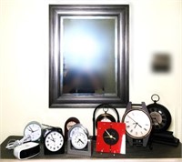 Desk Clocks & Wall Mirror