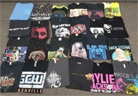 Group of graphic tee shirts - rock-n-roll, etc.