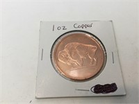 Buffalo 1 ounce copper bullion