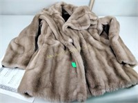 Pappas furs full pelt pastel male mink coat with