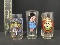Group of Vintage Cartoon Glasses